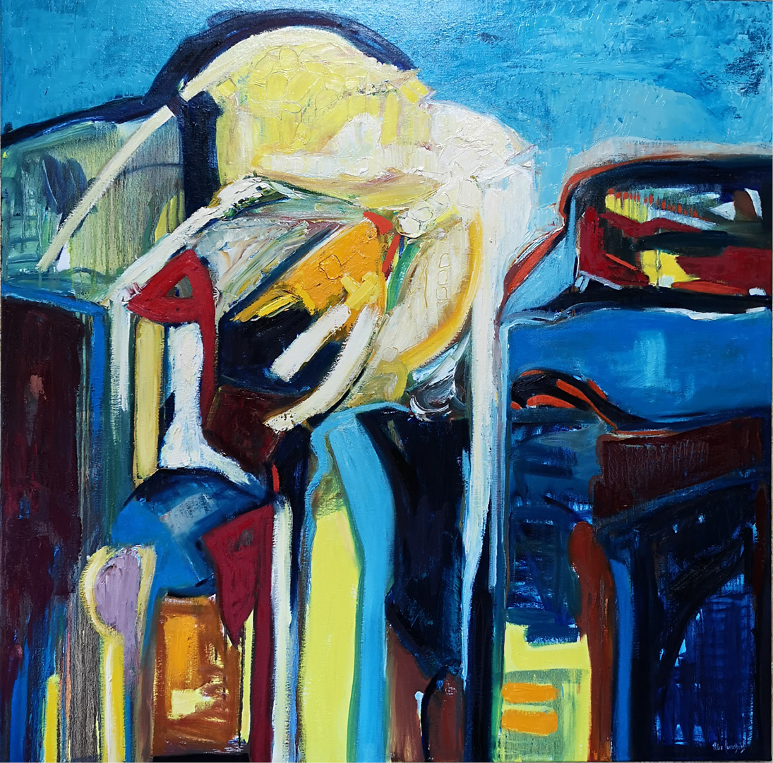 120X120 Cm 015 2022 A Closer Look At The World Behind