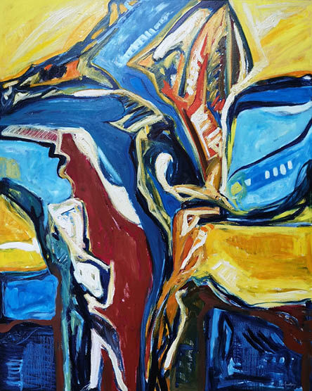 150X120 Cm. A Closer Look At The World Behind