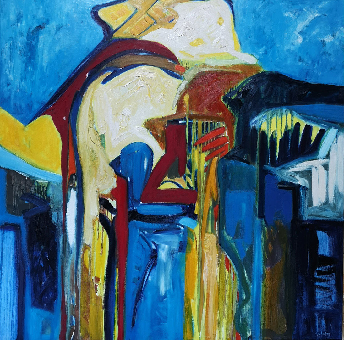 120X120 Cm 017 2022 A Closer Look At The World Behind